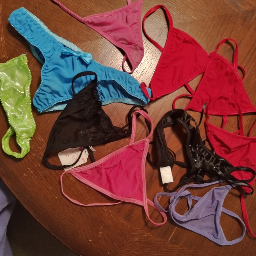 10 Thongs.  NWOT